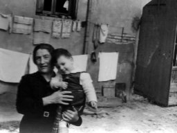 Claudio Misculin e nonna Mantica